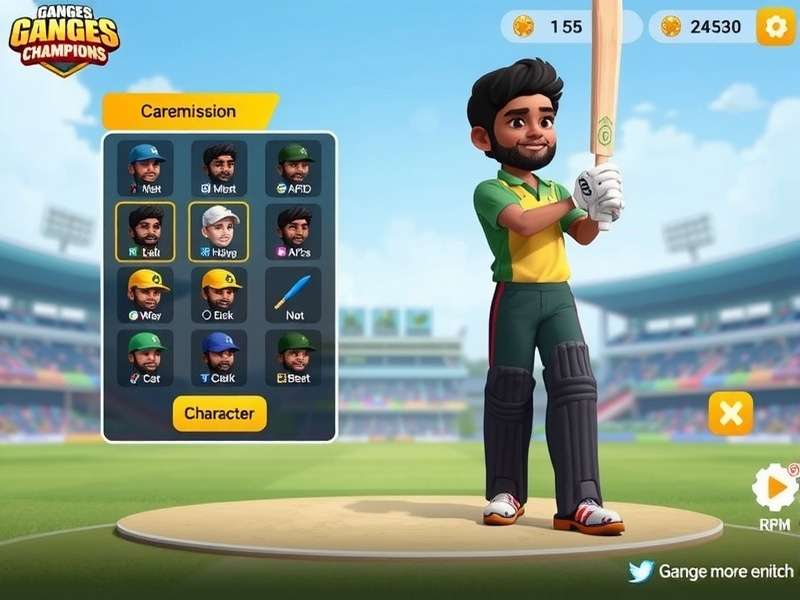 Ganges Cricket Champions gameplay screenshot